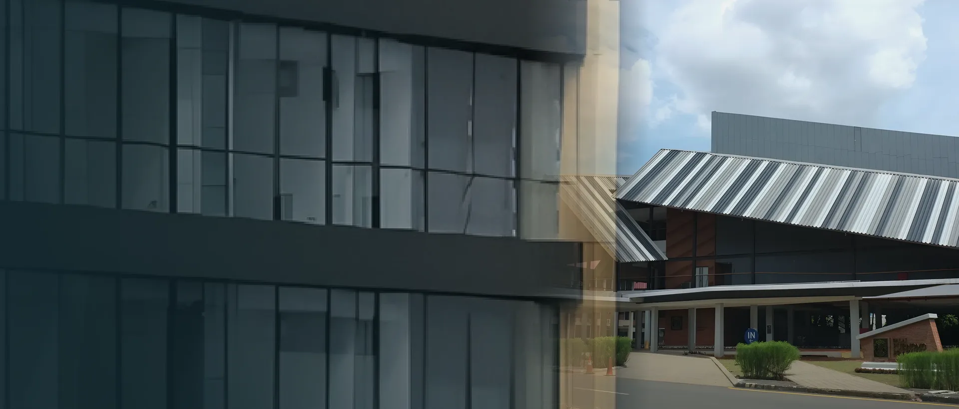Fasad gedung ACP GRH dan proyek atap FUMIRA